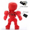 Parlante Bluetooth Iron Man C-89 - Rojo