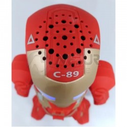 Parlante Bluetooth Iron Man C-89 - Rojo
