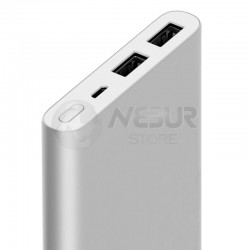 Batería portátil Power Bank XIAOMI 2S 10000 mAh - plata