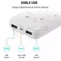 Batería portátil Power Bank INONE P11 10000 mAh