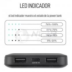 Batería portátil Power Bank INONE P9 10000 mAh