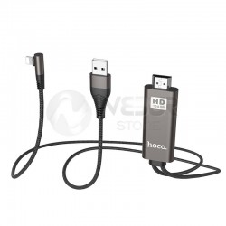 Cable adaptador HOCO Lightning a HDMI UA14 2 m