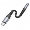 Adaptador audio HOCO LS33 tipo C a jack 3.5 mm