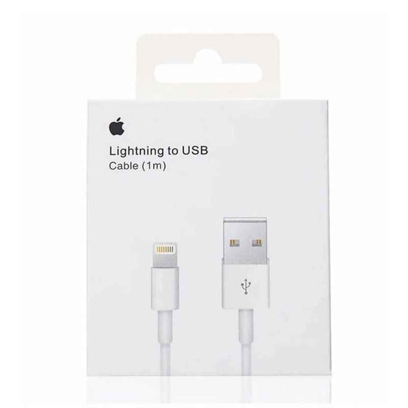 Cable carga y datos APPLE Lightning tipo original 1 m