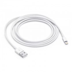 Cable carga y datos APPLE Lightning tipo original 2 m