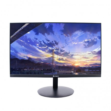 Monitor plano TEROS TE-2130CS de 21.5 pulgadas Full HD IPS, vista frontal