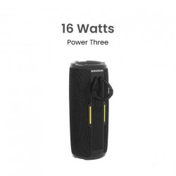 Parlante Bluetooth MOVISUN Power Three negro con Radio FM