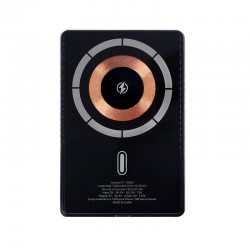 Power Bank TEROS TE-7055D 5000mAh Slim con carga inalámbrica frontal